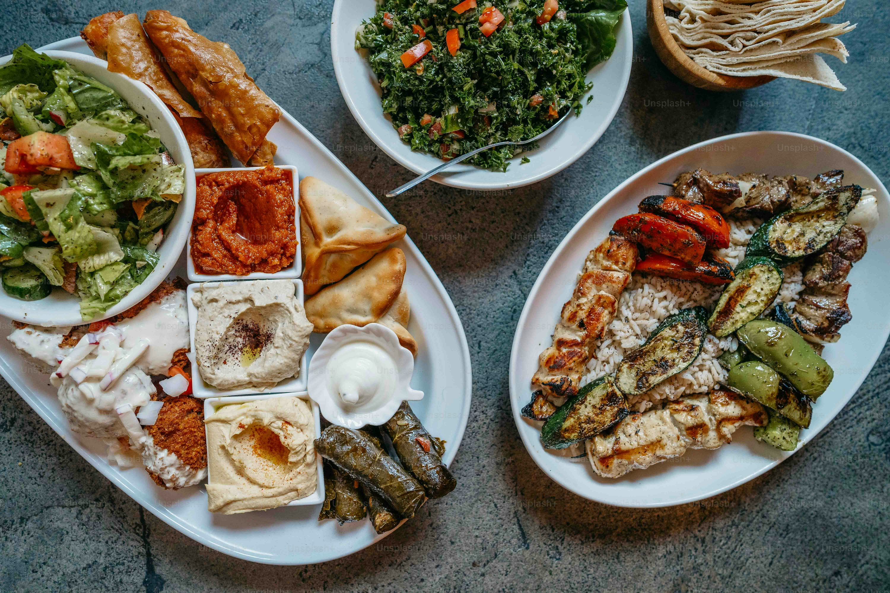 مقبلات شرقية متنوعة